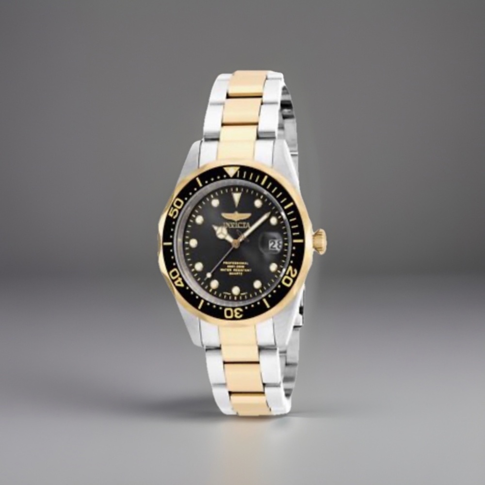 Invicta Men's 8934 Pro Diver Quartz Black Watch